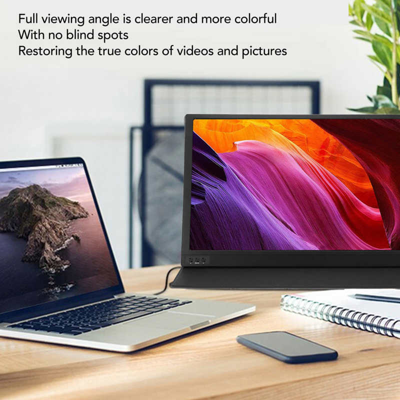 15.6 ġ ޴ , 1080P IPS Ǯ  USB ޴ , Ʈ PC ޴  ֿܼ